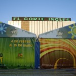 デパートEl Corte Inglés（エル・コルテ・イングレス）もすぐ隣。