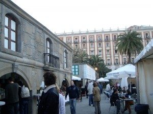 ガリシア風建築様式のお店。