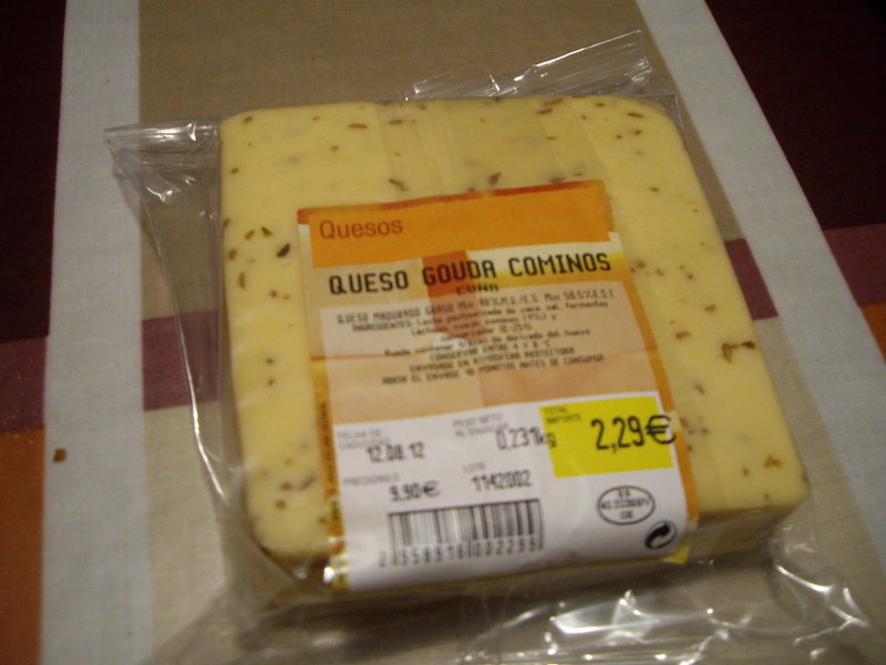 クミン入りのゴーダチーズ。