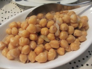 ガルバンソ豆。