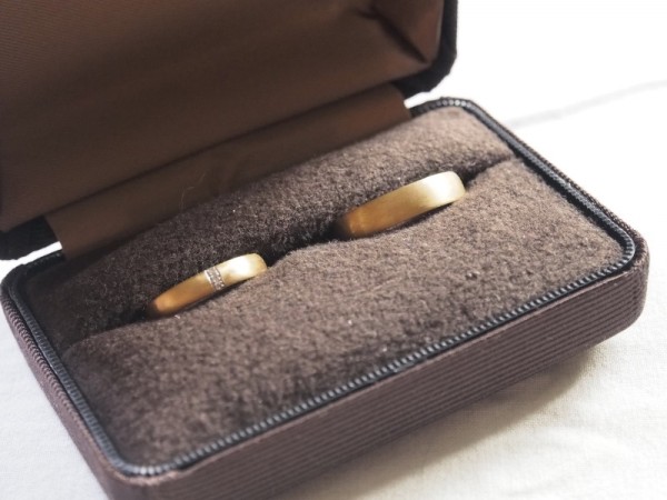 Capicúaに作ってもらった結婚指輪。
