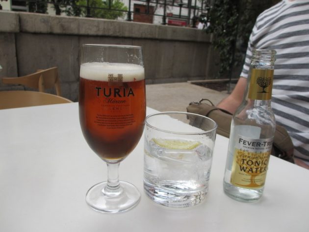 バレンシアのクラフトビールTuria（トゥリア）。