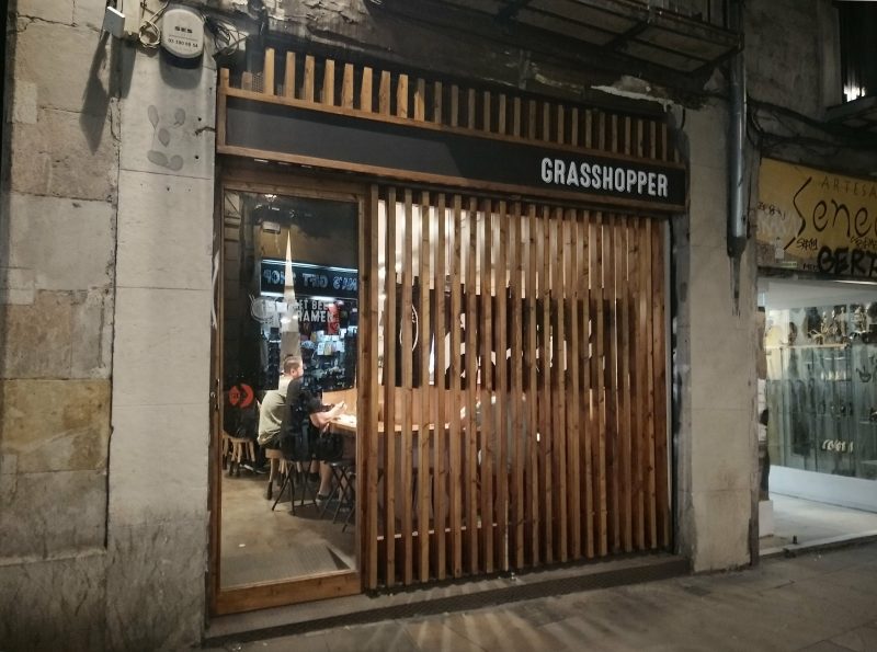 Grasshopperの外観。旧市街にあります。