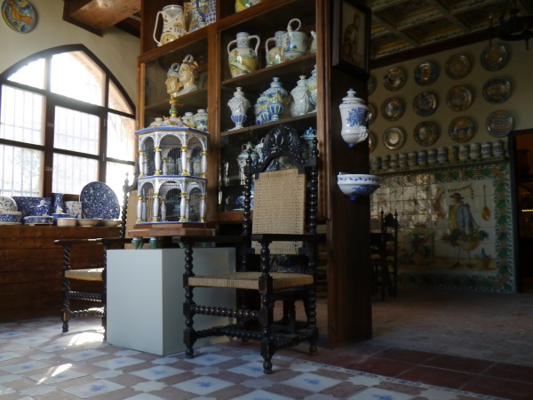 La Ceramica Valencianaの展示室。