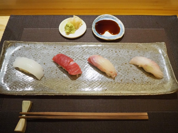 マドリードの本格和食レストラン「Saisho」：おまかせ寿司（8ピース）