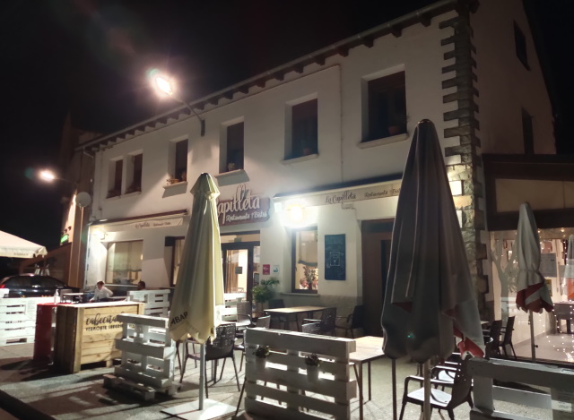 Plan村のレストラン「La Capilleta」